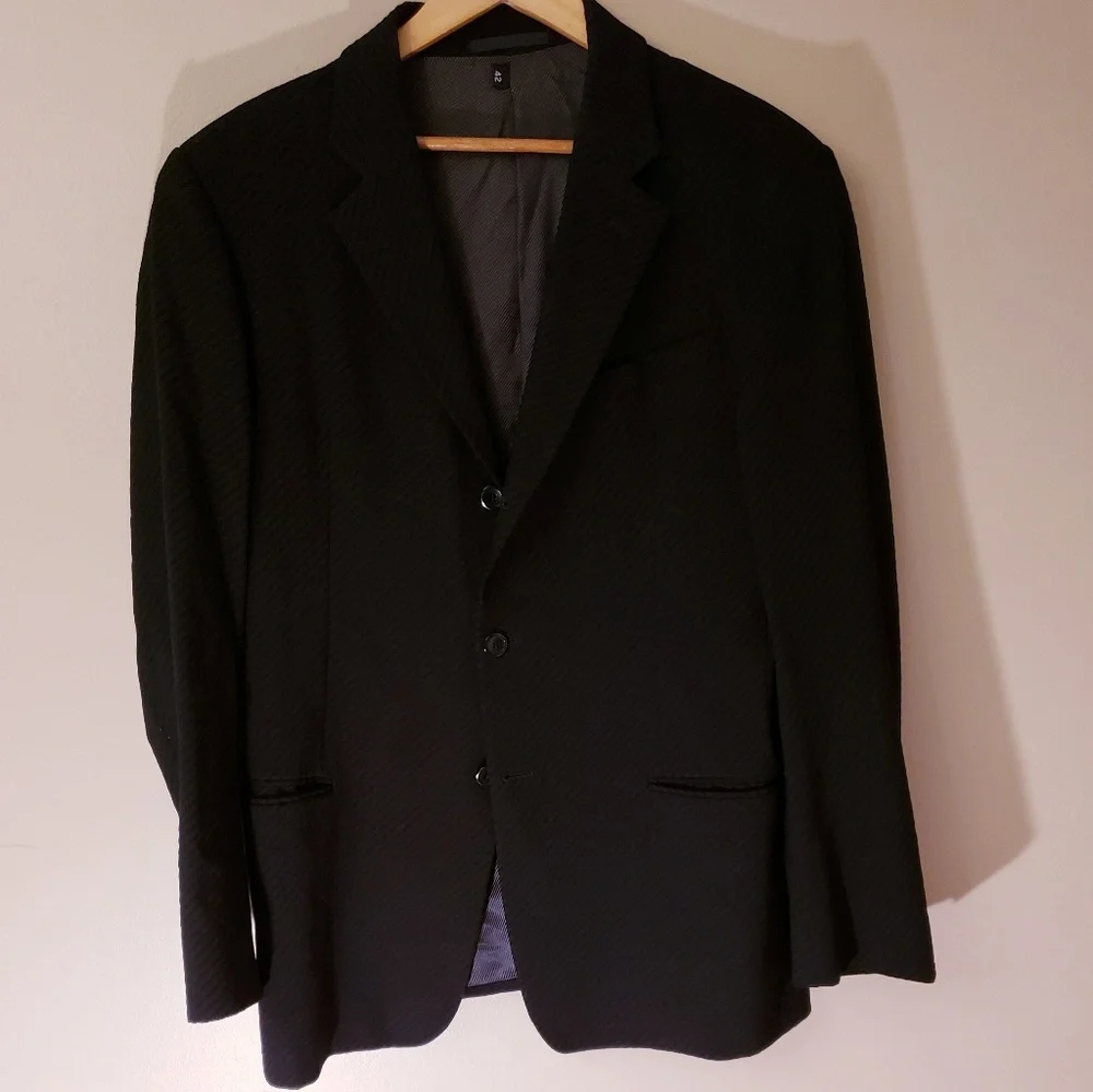 Armani luxury blazer raised courdory style jacket
